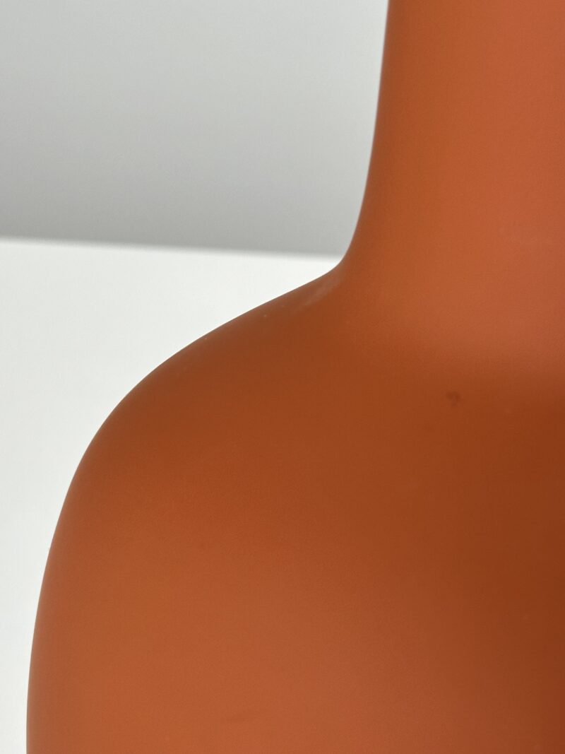 Matt Ceramic Vase – Orange Large – Ex-Display