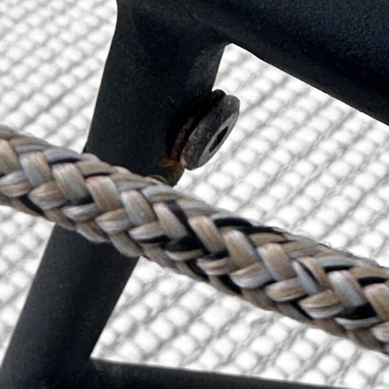 Modern Outdoor Rope Armchair – Grey – Ex-Display