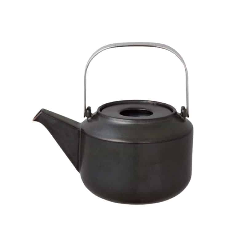 Leaves To Tea Teapot by Kinto - Black 600ml - Brand New