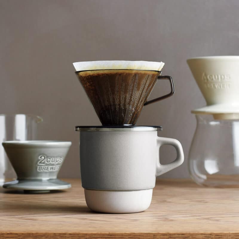 Slow Coffee Style Stacking Mug by Kinto - Grey 320ml - Brand New