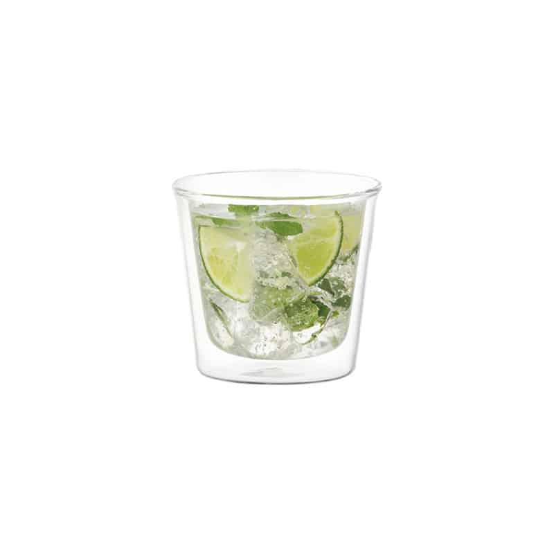 Cast Double Wall Rock Glass by Kinto - 250ml - Brand New