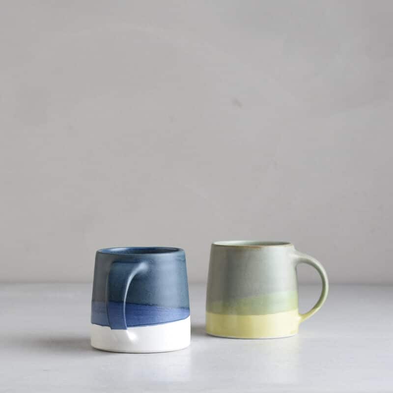 Slow Coffee Style Mug by Kinto - Navy & White 110ml - Brand New