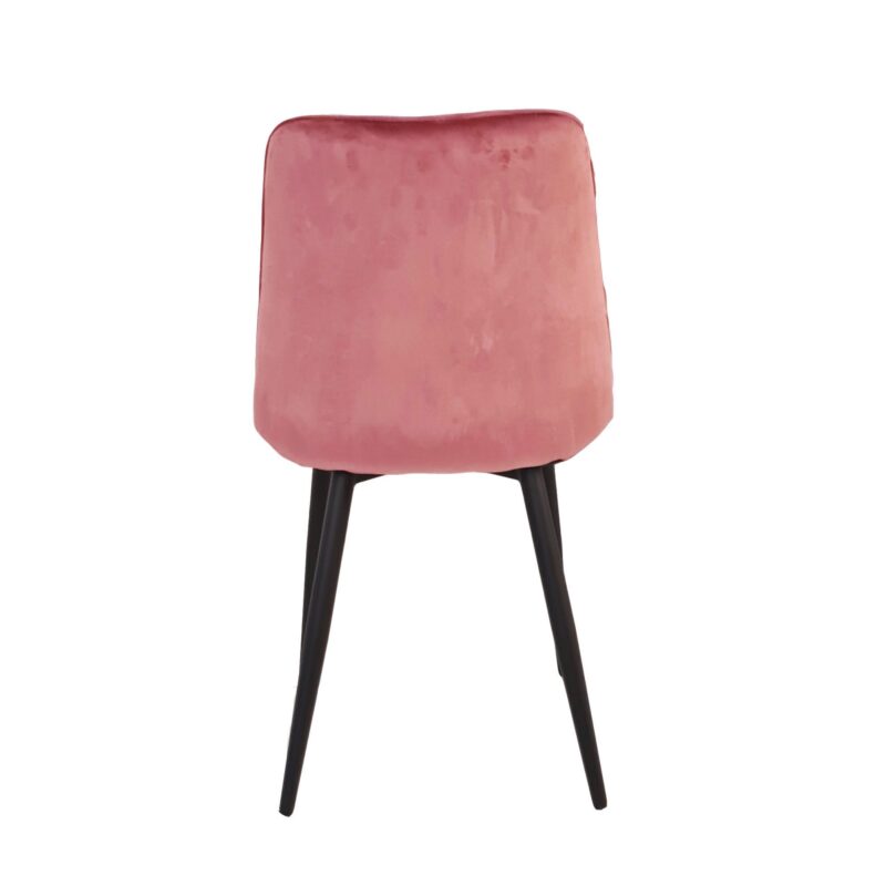 Lumy Velvet Dining Chair in Pink – Brand New