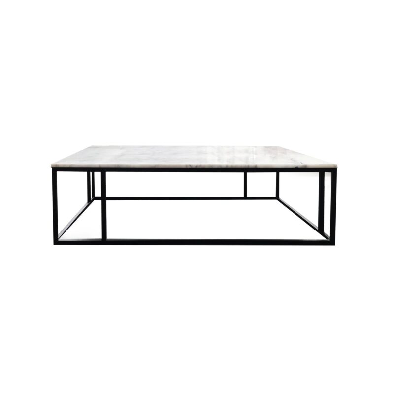 Lowell Natural Marble Coffee Table – Brand New