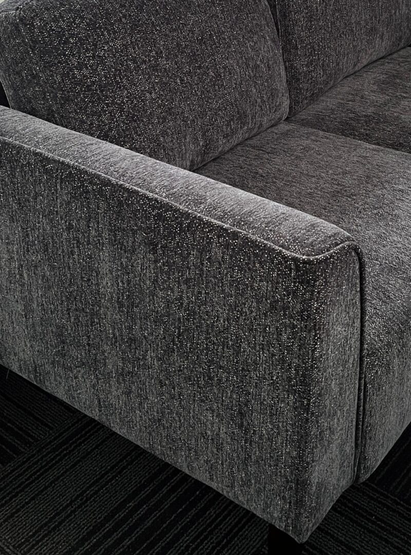 Starck 3 Seater Fabric Sofa in Grey - Brand New