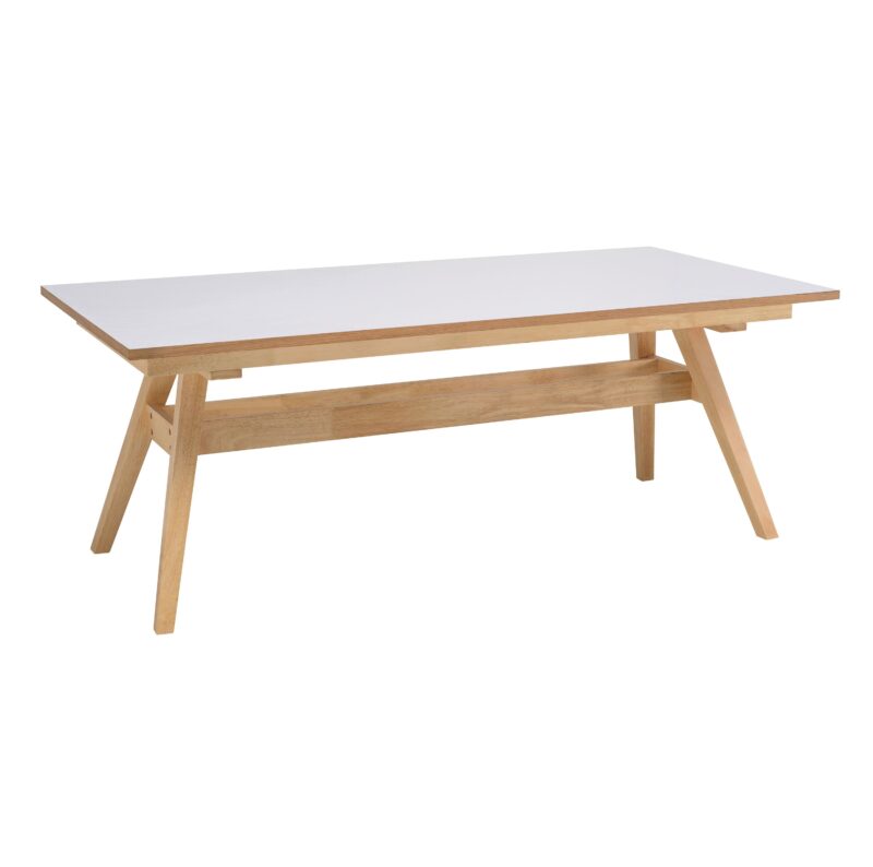 Vinko 2m Dining Table in Solid Timber Frame - Brand New