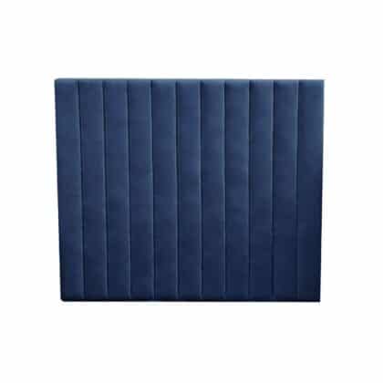 Versailles Bedhead in Dark Blue Fabric - Brand New