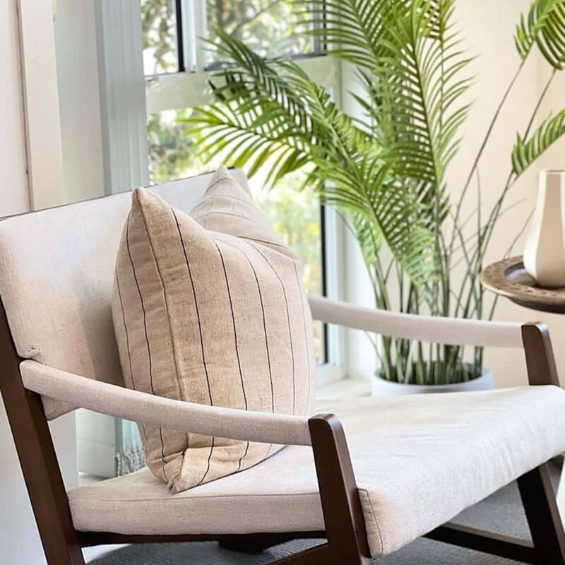 Carmello Contemporary Arm Chairs – Beige – Brand New