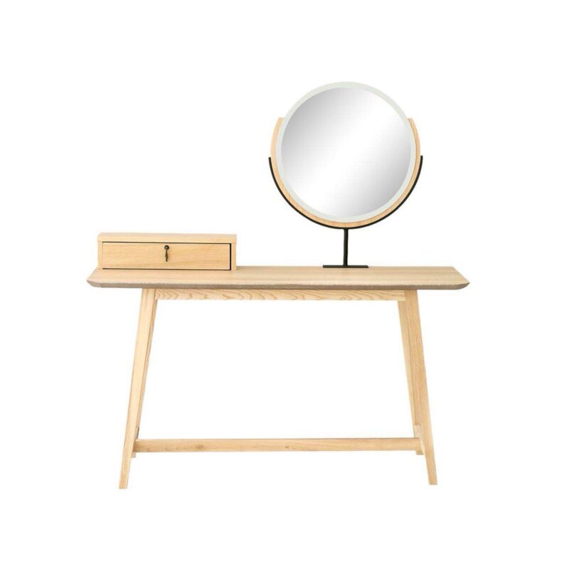 Epica Dressing Table with Shelf and Mirror – Brand New