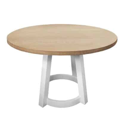 Havana Coasta 1,2 Dining Table with White Solid Timber Legs – Brand New