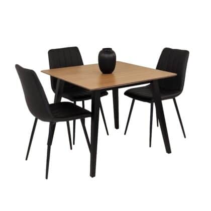 Kanaka Dining Table with 4 Chairs – Brand New