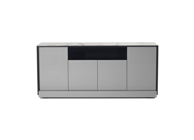Lunar Spanish Ceramic with Marble Look Sideboard – Brand New